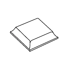 3M Protecteurs carrés-fuselés Bumpon(MC)