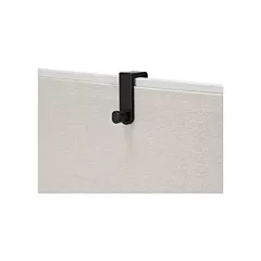 Safco Over The Panel Single Hooks, Plastic (4224BL)