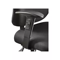 Safco Ensemble d'accoudoirs rembourrés en T ajustables (3399BL)