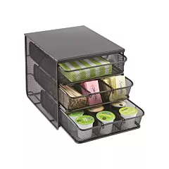 Safco Organisateur de bureau Onyx(MC) à trois tiroirs (3275BL)
