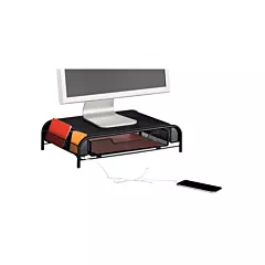 Safco Onyx™ USB Powered Desk Organizer