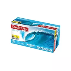 Ocean Pacific Comfort Flex Latex Powder Free Exam Gloves MEDIUM 100/box (VMOPM-20)