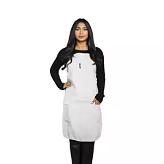 Achetez en gros des Tabliers Commerciaux à 3 Poches Gold + Cross - Blanc