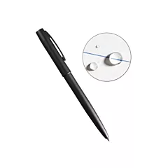 Rite In The Rain Stylo en métal à l'épreuve des intempéries, Bleu, 0,8 mm, Non caoutchouté, Rétractable (97B)