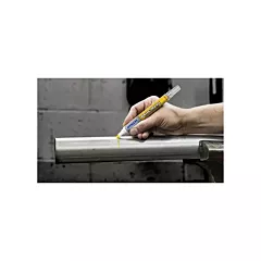 Dykem Marqueur de peinture avec pointe moyenne Brite-Mark(MD), Jaune, Liquide (84004)