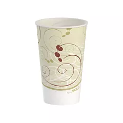 Solo Gobelet ciré jetable Dart(MD) Solo(MD), 16 oz, Multicolore, Papier (51548)