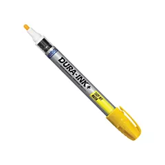 Markal Marqueur de peinture à l’eau Dura-Ink+ Easy Off, Jaune, Bâton plein (96311)