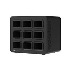 Luxor H. Wilson KwikBoost EdgePower® 9-Bay Base Charging Station, 18650 Li-ion, None (KBEP-BASE9)