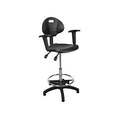 Kleton Heavy-Duty Ergonomic Stool with Adjustable Arm Rests, 39