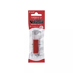 Pilot Vboard Master White Board Marker Refill, Red (WBS-VBM-RD)