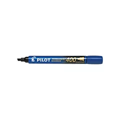 Pilot 400 Permanent Marker, Blue, Chisel (SCA-400-BE)