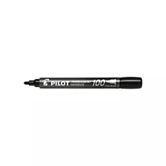 Pilot Pilot 100 Permanent Marker, Black, Bullet (SCA-100-BK)