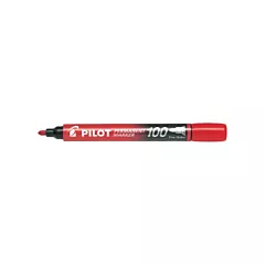 Pilot Series 100 Permanent Marker, Red, Bullet (SCA-100-RD)