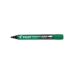 Pilot Marqueur permanent série 100, Vert, Ronde (SCA-100-GN)