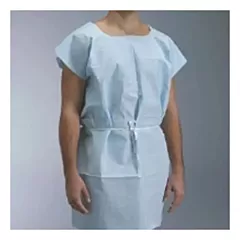 Pro Advantage Disposable Patient Exam Gown Blue 30