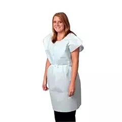 Pro Advantage Disposable Patient Exam Gown White 30
