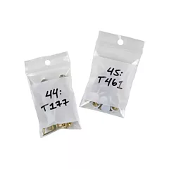 Alpha Poly Sacs en poly avec espace inscriptible blanc, 3