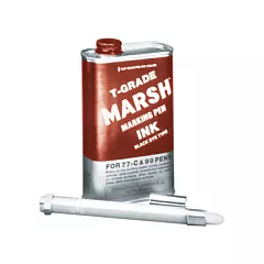 Marsh Marqueur à cartouche rechargeable Marsh 99, Noir, Non rétractable (300099)