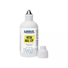 Markal Paint-Riter® Metal Ball Tip, Yellow, Liquid (84621)