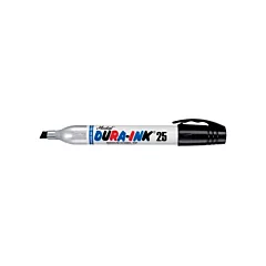 Markal Dura-Ink® Markers - #25 Felt-Tip, Black, Chisel (96223)