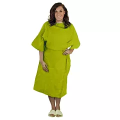 Gold + Crossâ„¢ Yellow Patient Gown | 65/35 Cotton/Polyester Blend