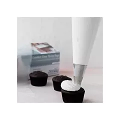 Enjay disposable one way pastry bag, clear, 12