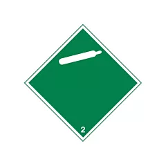 Brady Non-Flammable Gas TDG Shipping Labels, 4