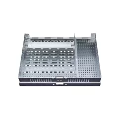 PDT FlipTop Cassette E Style, Standard Divider & Fixed Rack 15 Instrument (VMPDT-T015E-F)