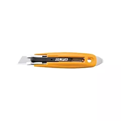 Olfa Self-Retracting Safety Knife with Tape Slitter, Utility, 17.5 mm, Carbon Steel, Plastic (SK-9)