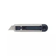 Martor Profi 25 Semi-Automatic Retractable Blade, Utility, 19 mm, Stainless Steel, Metal/Metal Detectable Plastic (120700.02)