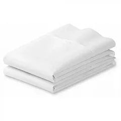 Taies d'oreiller en percale Endurance™ T200 – 50/50 coton-polyester, blanc classique