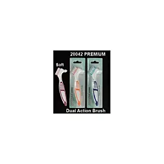 Plasdent Premium Denture Brushes Assorted Color 12/box