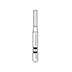 Premier Two-Striper Operative Diamond Bur 515.5 Flat-End Cylinder Coarse 5/pkg (VMPR-2015275)