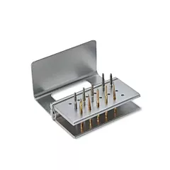 Practicon 18-Hole Aluminum Bur Block (VMPRAC-7075212)