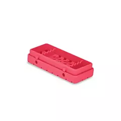 Practicon Cool Cassette 2 Size 5 Instrument Tray Coral 