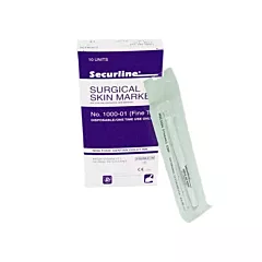 OR Surgical Skin Marker Taper Tip w/Ruler Sterile 10/box (VMPRE100001)