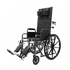 Reclining 18'' Wheelchair