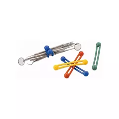 Pro-Ties Silicone Instrument Ties 6/pkg YELLOW 