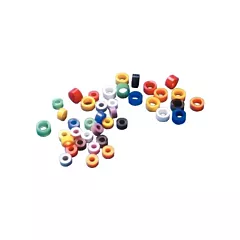 PULPDENT Code Rings Assorted 100/box 