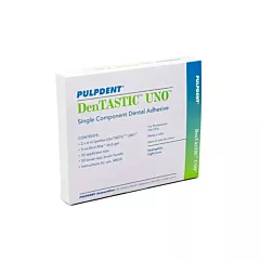 Pulpdent (PULP-UNO) DenTASTIC UNO Adhesive Kit, 2 x 6 ml UNO, 5 ml Etch-Rite Etch Gel, and Accessories