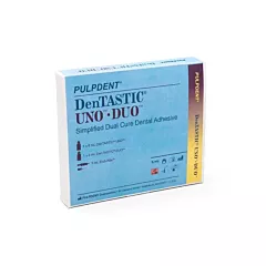 Pulpdent DenTASTIC UNO-DUO Dual Cure Adhesive Kit, 6mL UNO, 3mL DUO, 5mL Etch-Rite, and accessories (VMPULP-UNO-DUO)