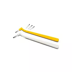 Pulpdent Brush Tips 24mm length, 500 brushes + 2 handles (VMPULP-BRL)