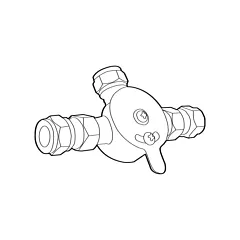 Moen Robinet mélangeur commercial avec clapets antiretour (104424)