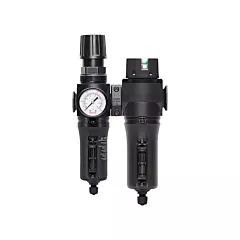 Topring Manual Drain Filter, Regulator & Coalescing Filter with Metal Bowl Modulair 300, 1/4