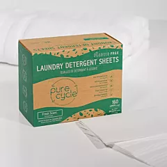 Pure Cycle Detergent Sheets |Fresh Scent | 160 Loads | 80 Sheets/ Box
