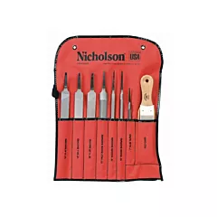 Nicholson By Crescent 8-Piece Machinist File Set, 8 No. of Files (22025NNN)