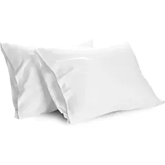 T250 Royal Suite Pillowcases by Thomaston Mills Made in USA 60/40 Cotton/Polyester White - 12/Case