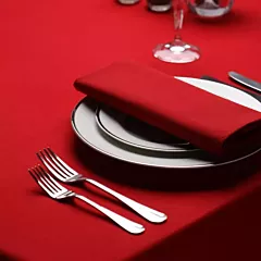Milliken Signature Plus Table Cloth-Red-72