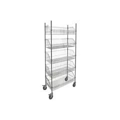 Kleton Wire Basket Shelving Cart