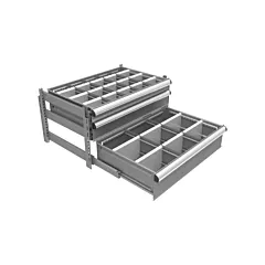 Metalware Interlok Integrated Modular Drawer System